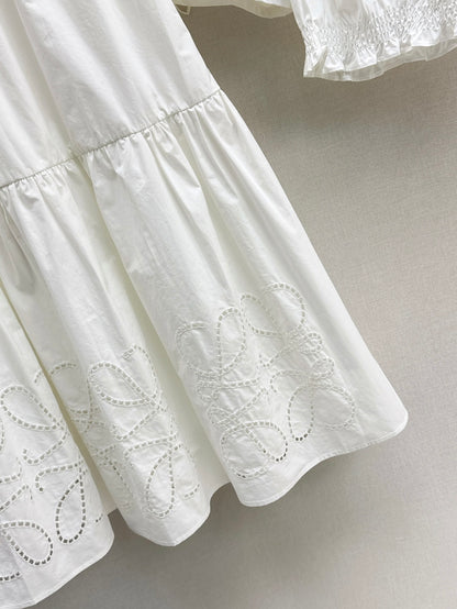 Loe 25ss embroidered skirt