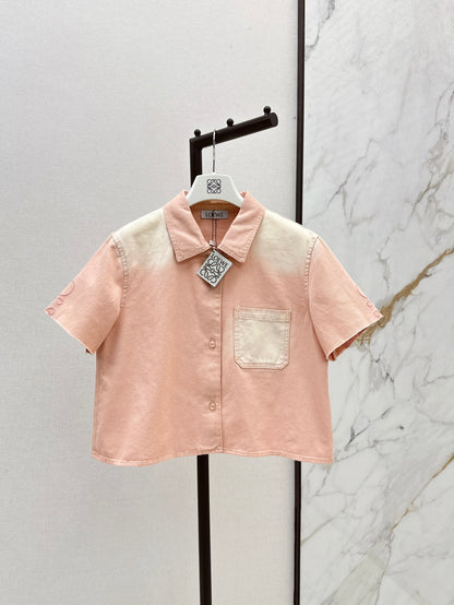 Loe 25ss crop shirt