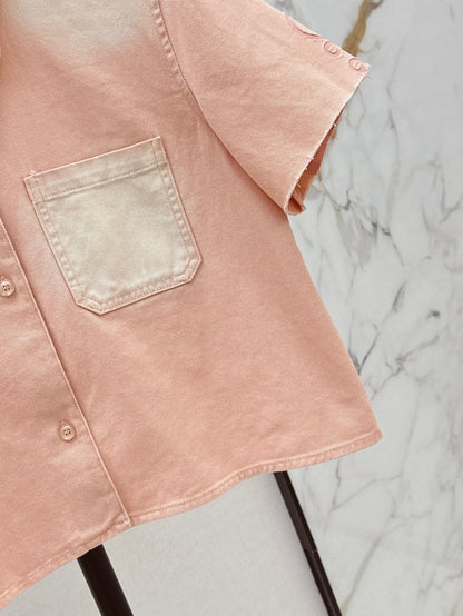 Loe 25ss crop shirt