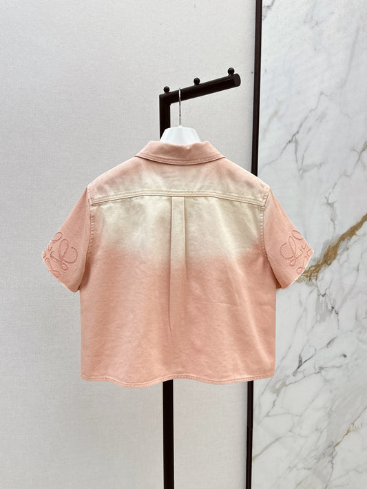 Loe 25ss crop shirt