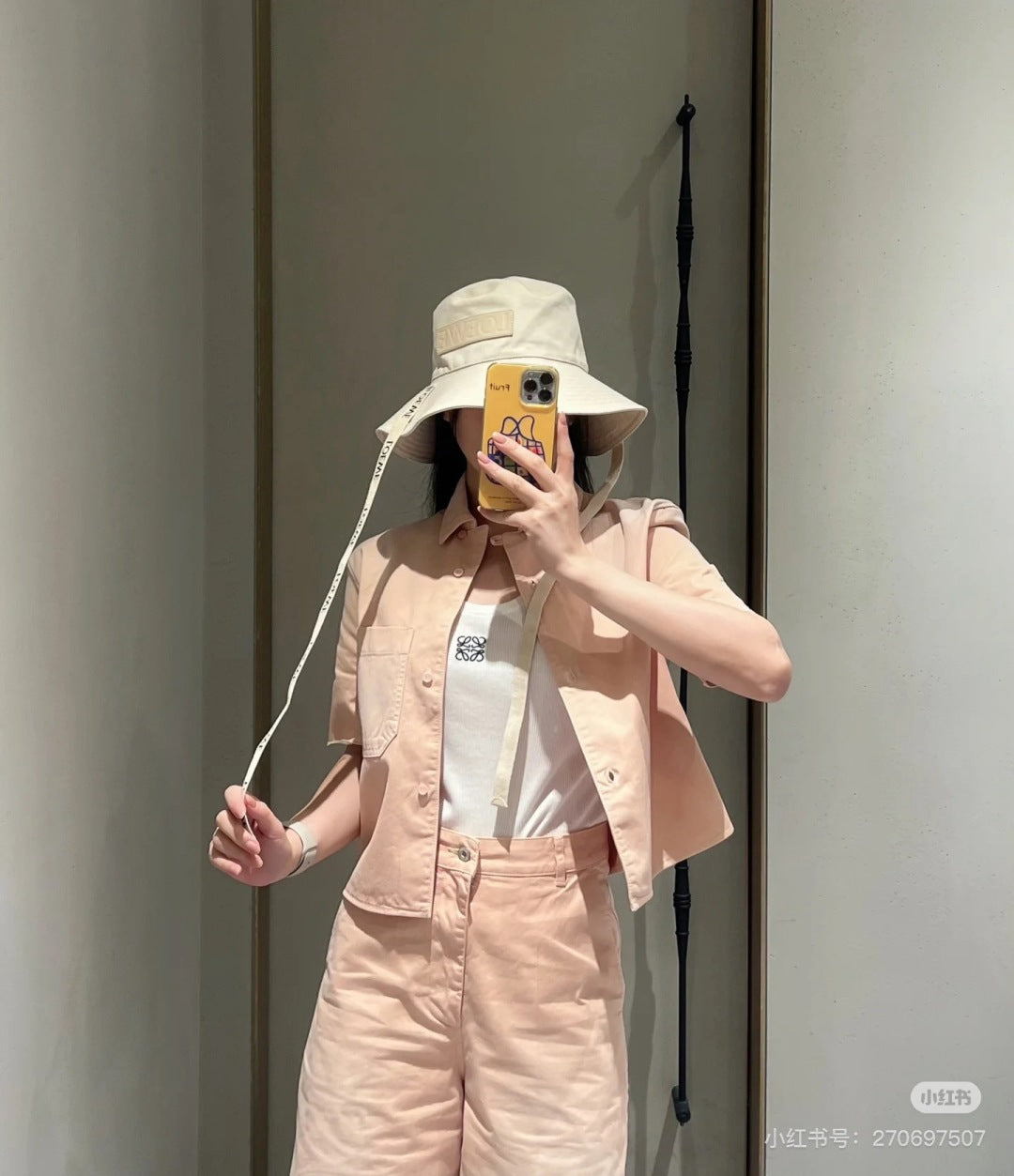 Loe 25ss crop shirt