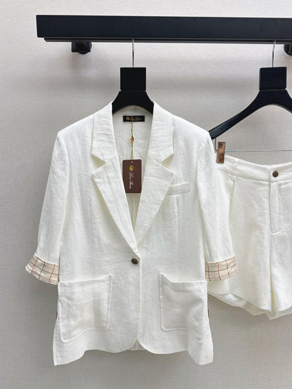 Loro 25ss linen suit