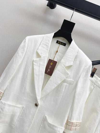 Loro 25ss linen suit