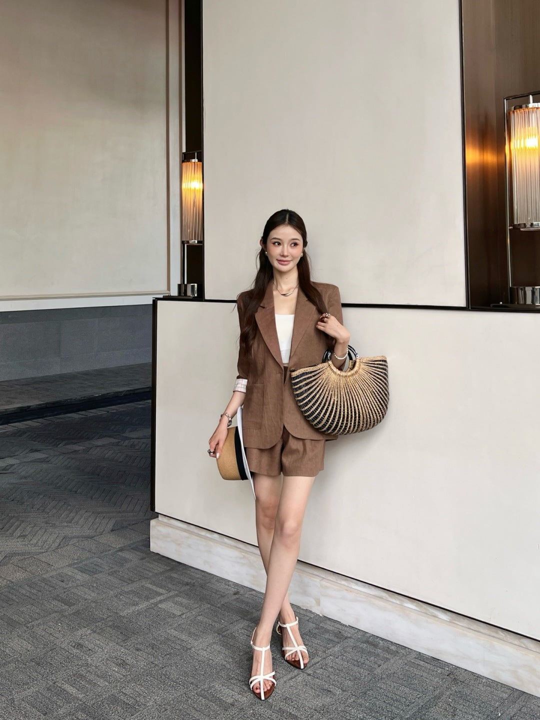 Loro 25ss linen suit