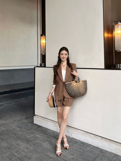 Loro 25ss linen suit