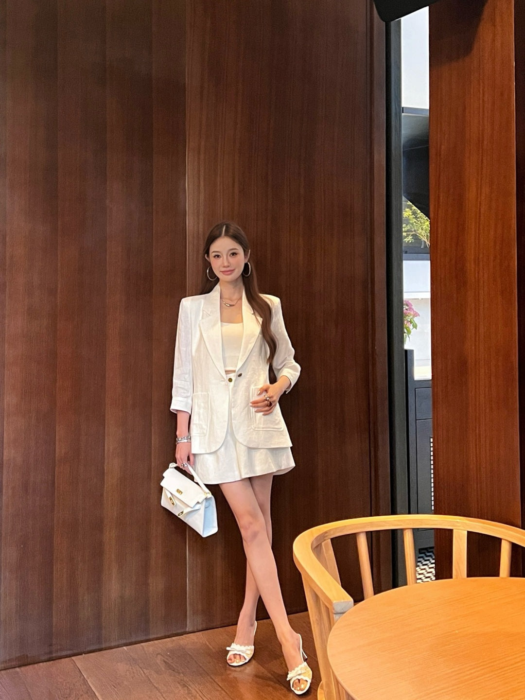 Loro 25ss linen suit
