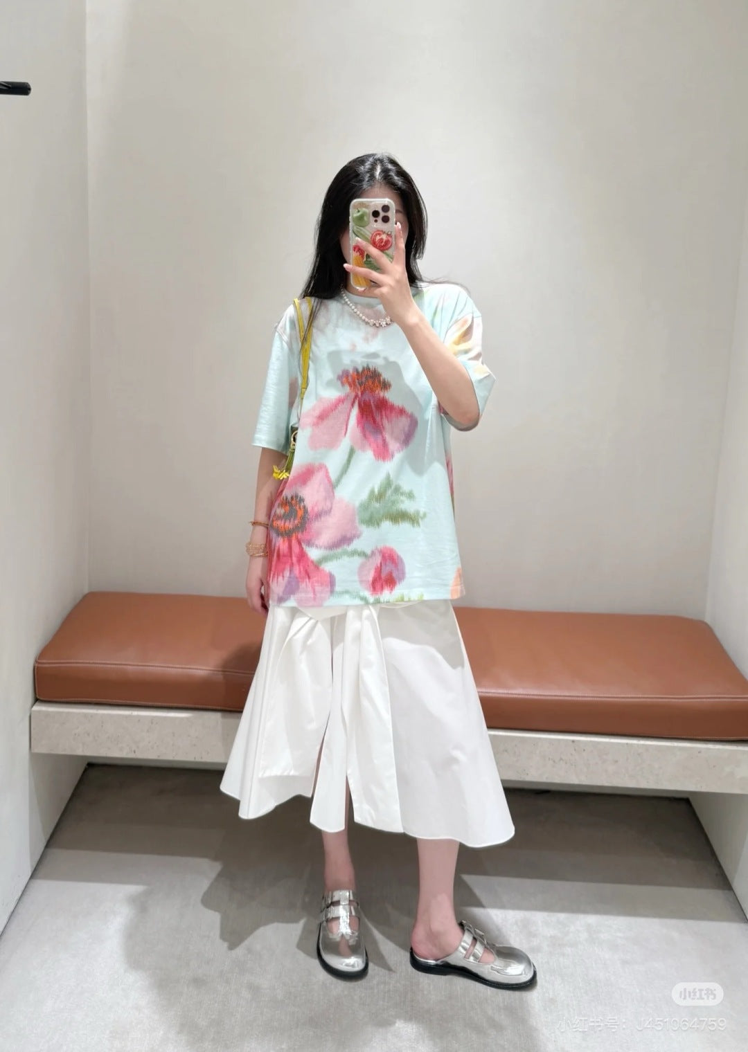 Loe 25ss print t-shirt
