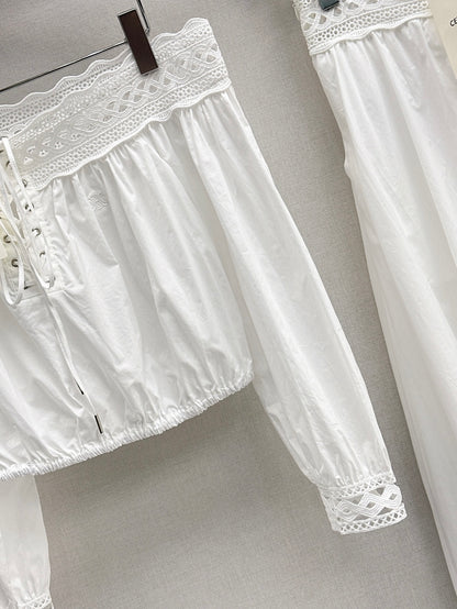 Celi 25ss off-shoulder shirt