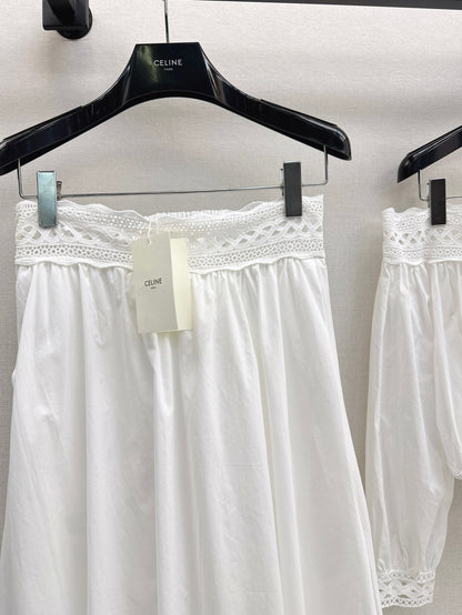 Celi 25ss embroidered skirt