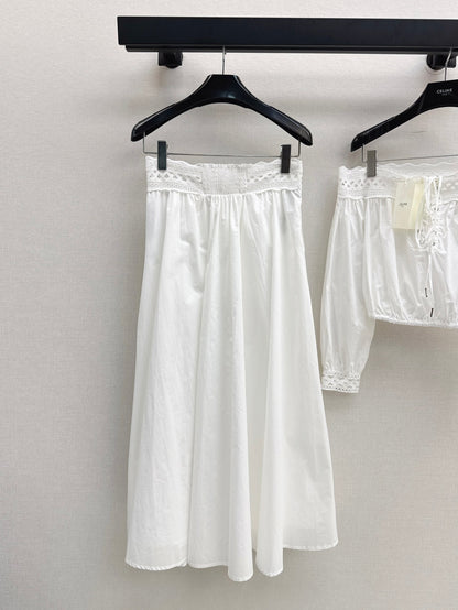 Celi 25ss embroidered skirt