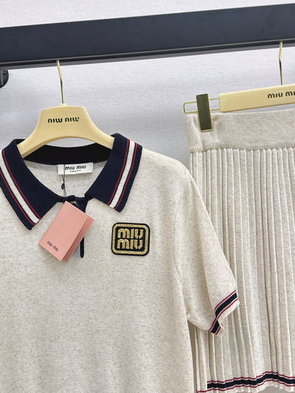 Miu 25ss knit suit
