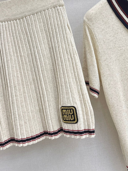 Miu 25ss knit suit