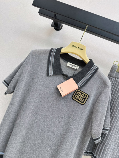 Miu 25ss knit suit
