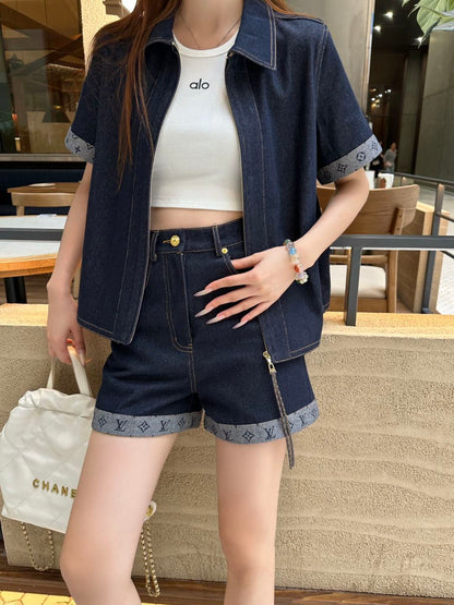 Louis 25ss denim shirt