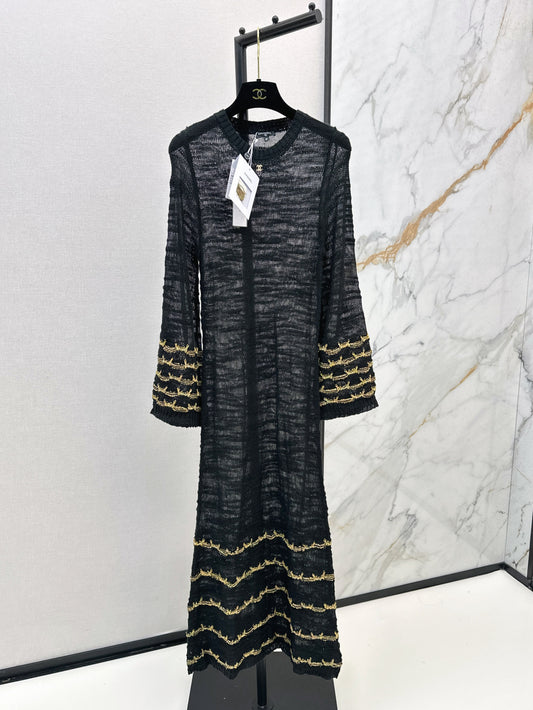 Chan 25ss embroidered dress