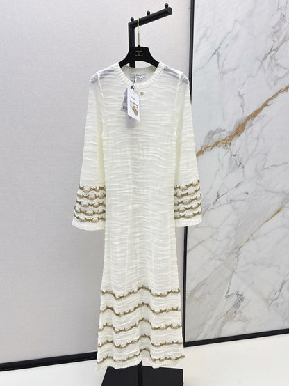 Chan 25ss embroidered dress