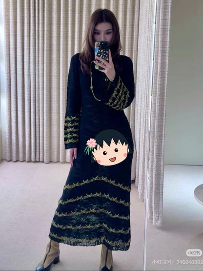 Chan 25ss embroidered dress