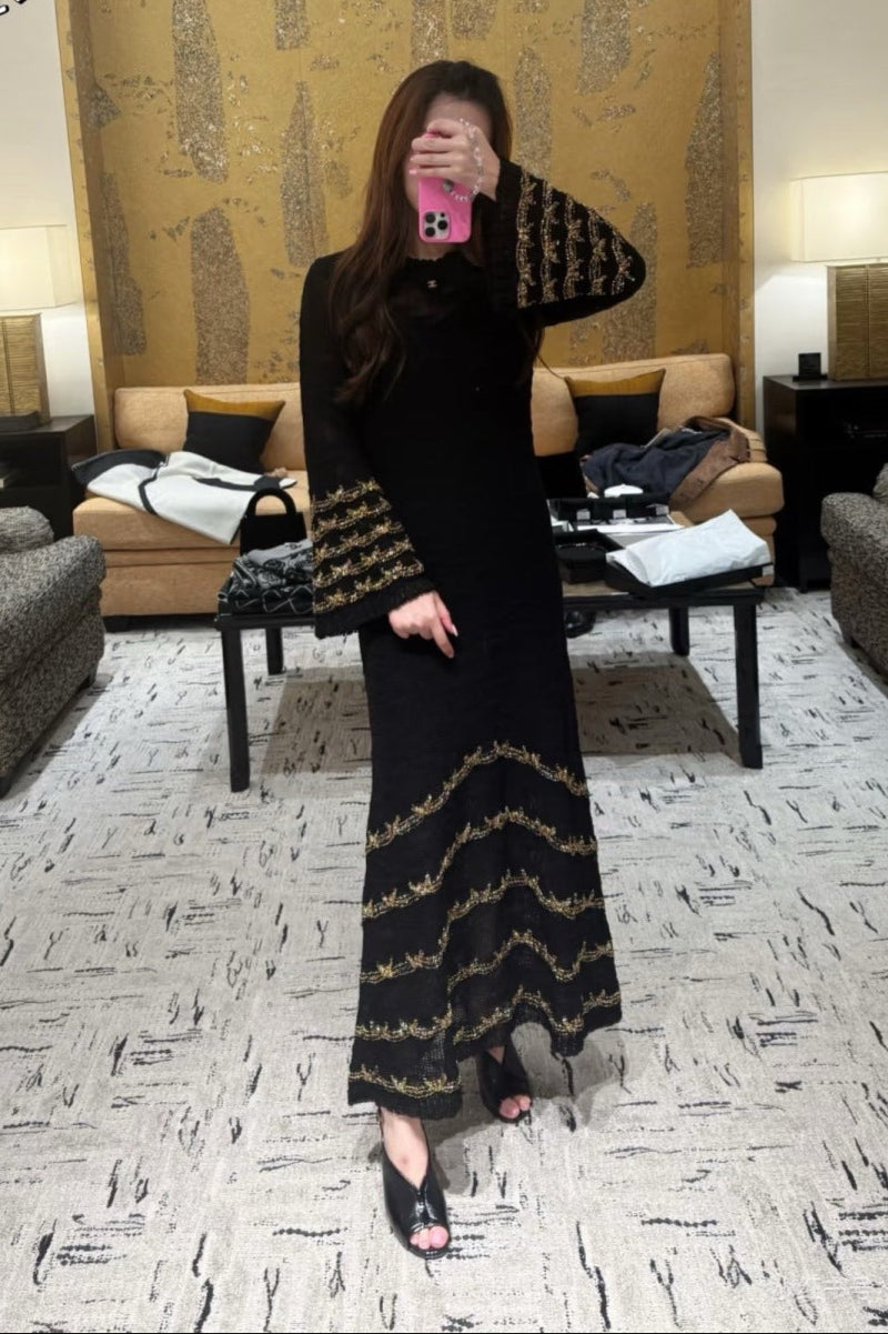Chan 25ss embroidered dress