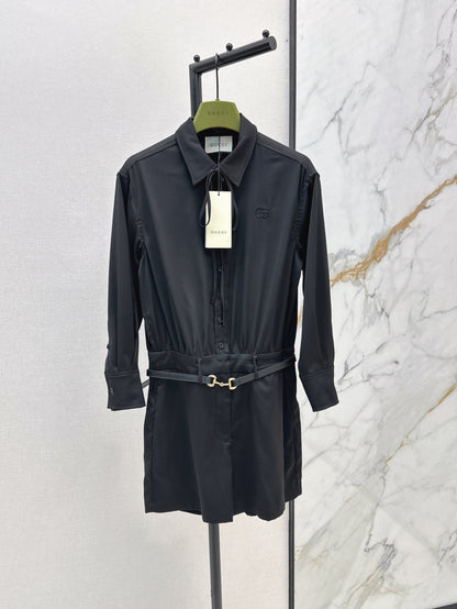 Guc 25ss belt jumpsuit
