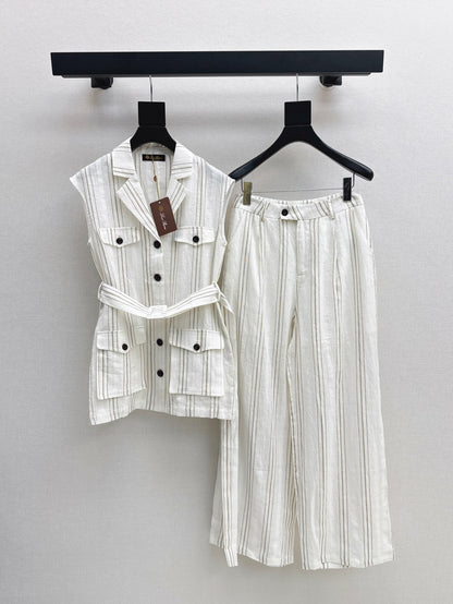 Loro 25ss linen suit
