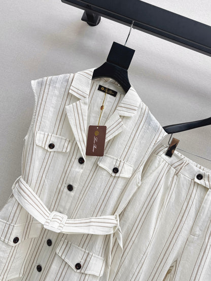 Loro 25ss linen suit