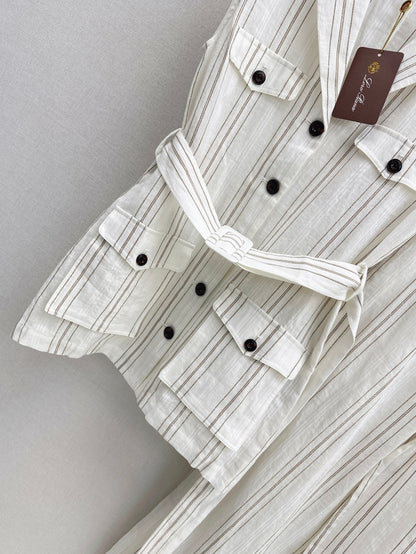 Loro 25ss linen suit
