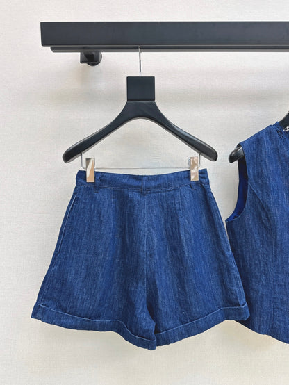 Loro 25ss denim suit