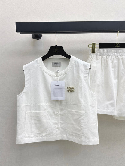 Chan 25ss vest short set