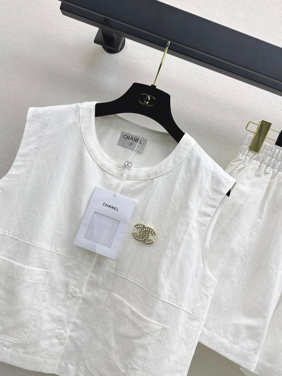 Chan 25ss vest short set