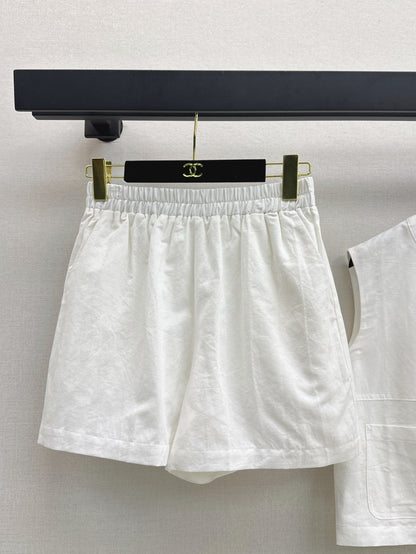 Chan 25ss vest short set
