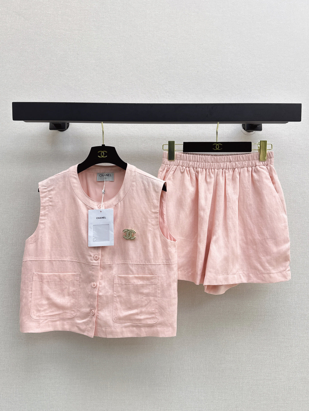 Chan 25ss vest short set