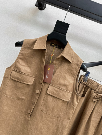 Loro 25ss linen suit