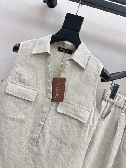 Loro 25ss linen suit