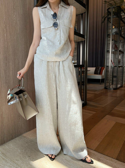 Loro 25ss linen suit