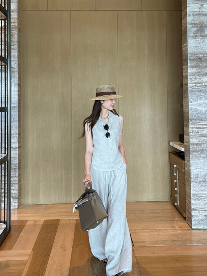 Loro 25ss linen suit