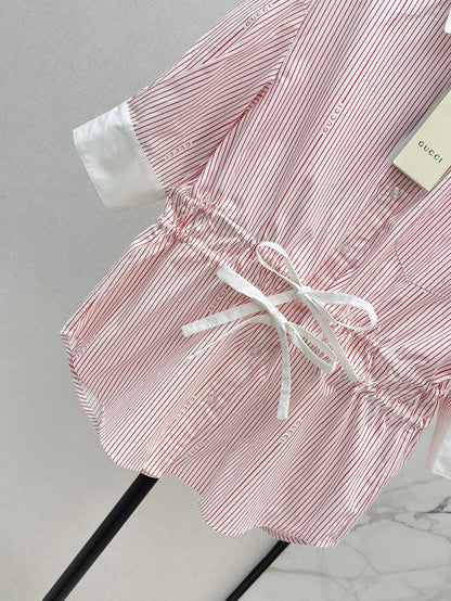 Guc 25ss drawstring shirt