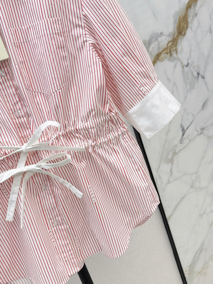 Guc 25ss drawstring shirt