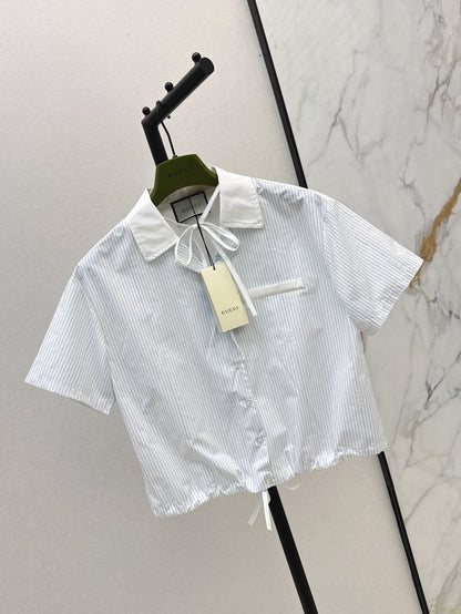 Guc 25ss striped shirt