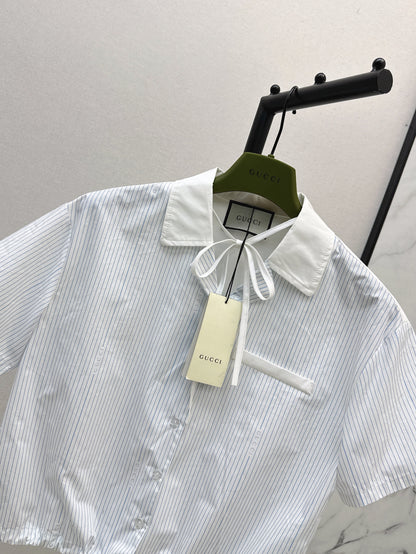 Guc 25ss striped shirt