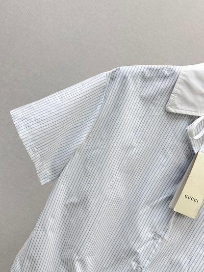 Guc 25ss striped shirt