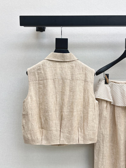 Loro 25ss linen suit