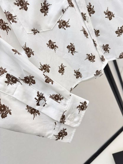 Miu 25ss print shirt