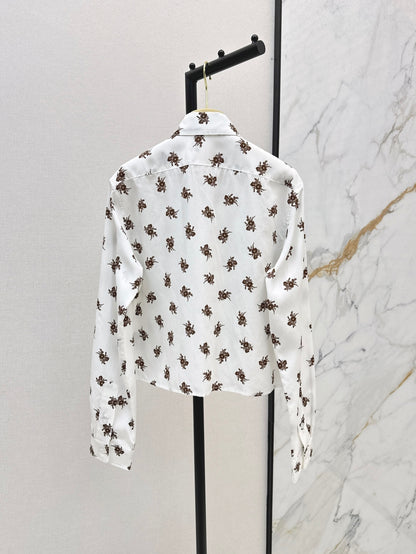 Miu 25ss print shirt