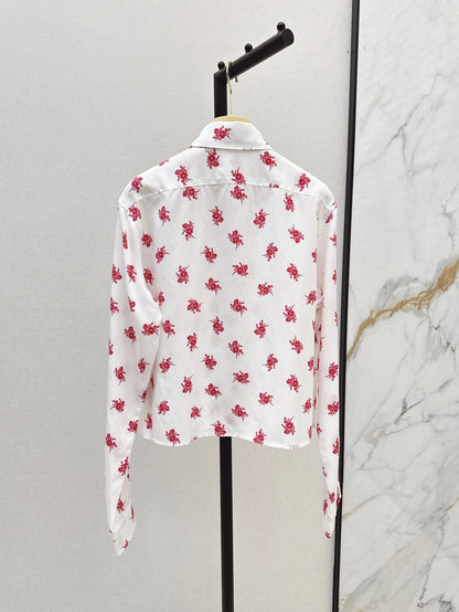 Miu 25ss print shirt