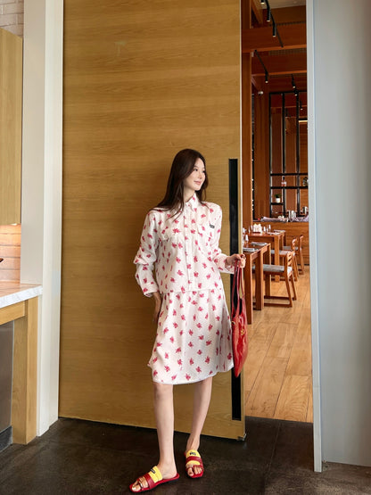 Miu 25ss print skirt