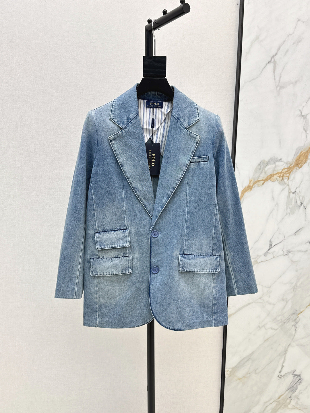 Max 25ss denim blazer