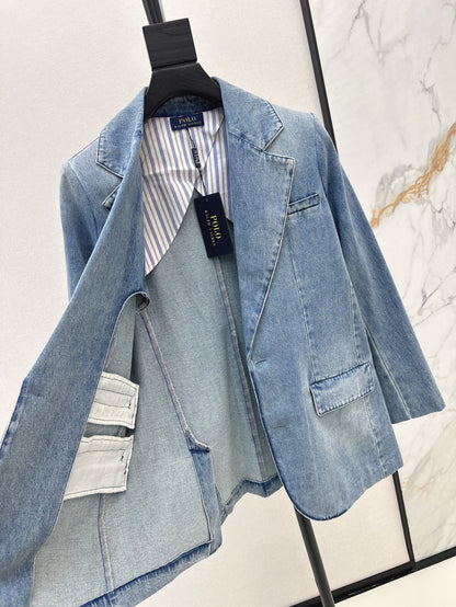 Max 25ss denim blazer