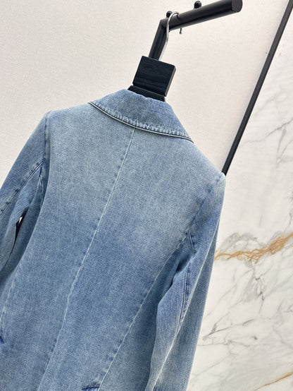 Max 25ss denim blazer