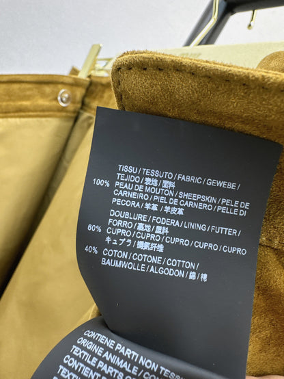 Miu 25ss suede skirt