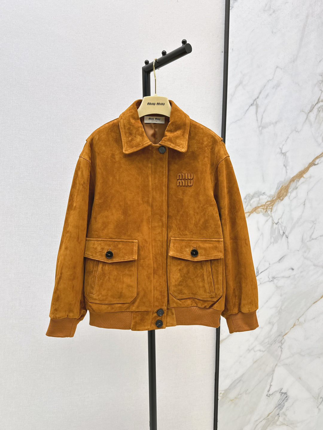Miu 25ss suede jacket